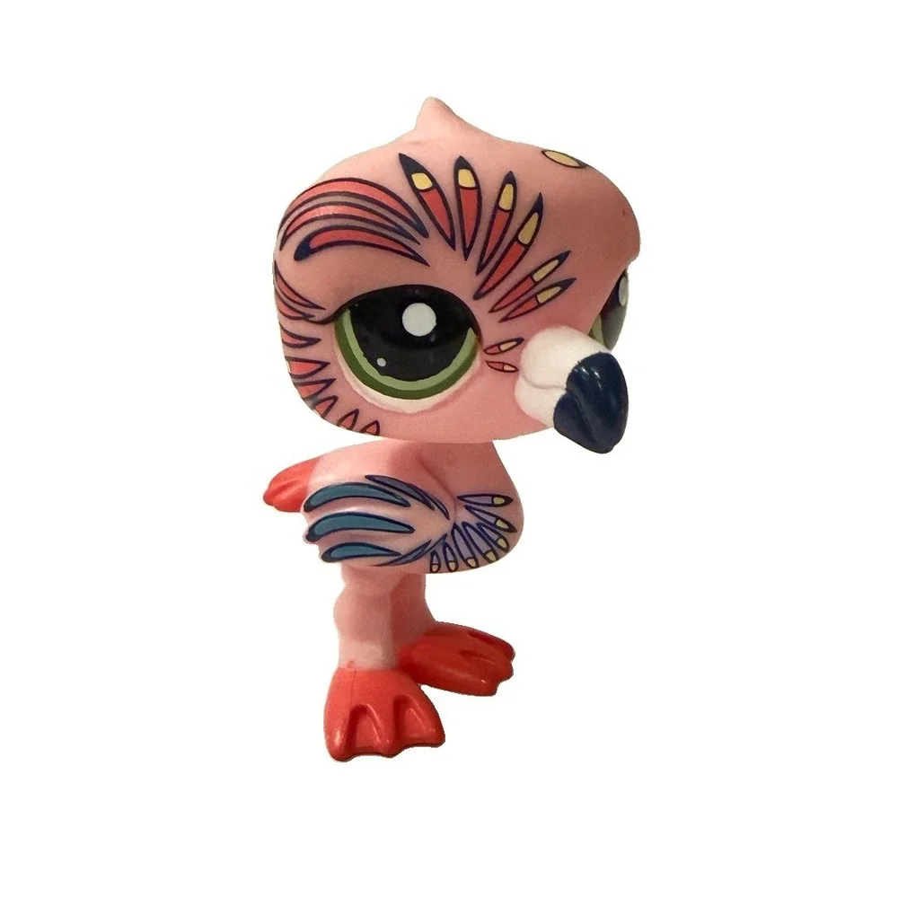Littlest Pet Shop LPS 2010 Pink Flamingo G2 Pet Tropical Accessories Vignette